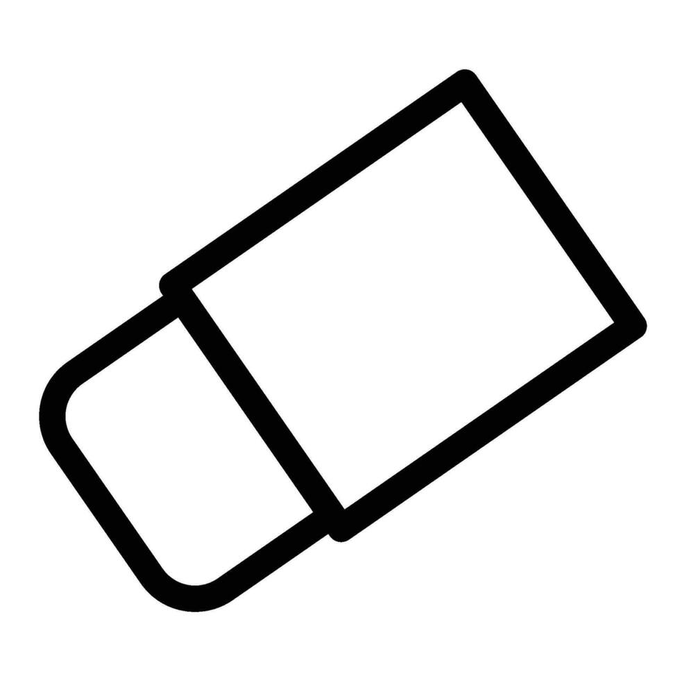 eraser icon for graphic and web design vector