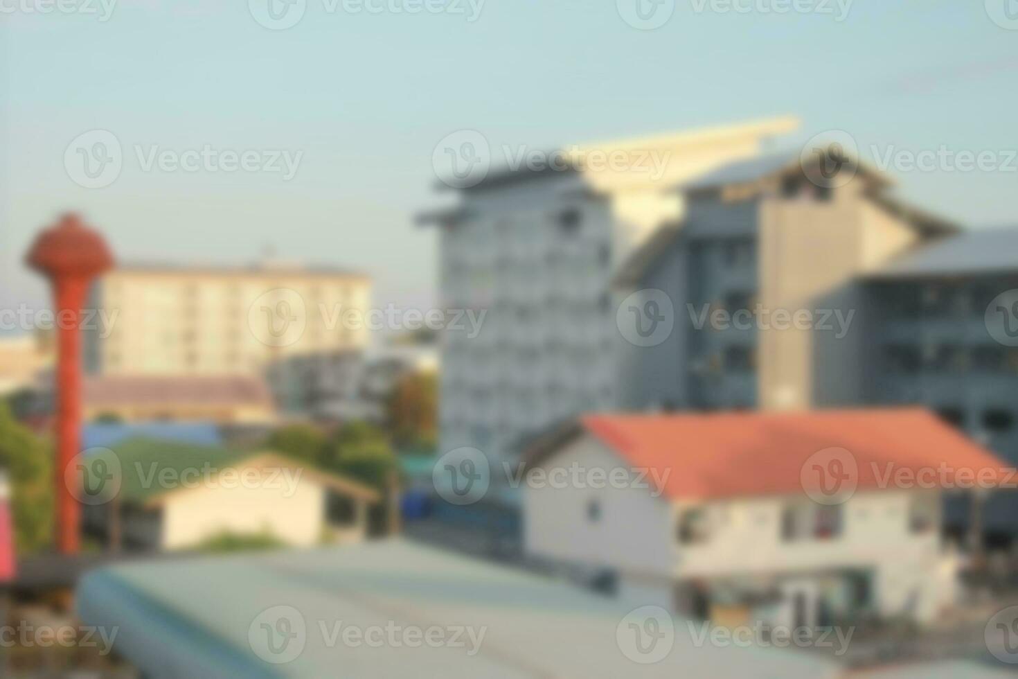 Abstract blur city background - defocused urban landscape, business concept. photo