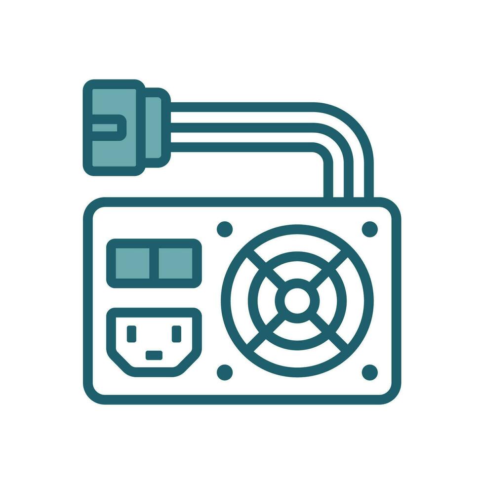 power supply icon vector design template simple and clean