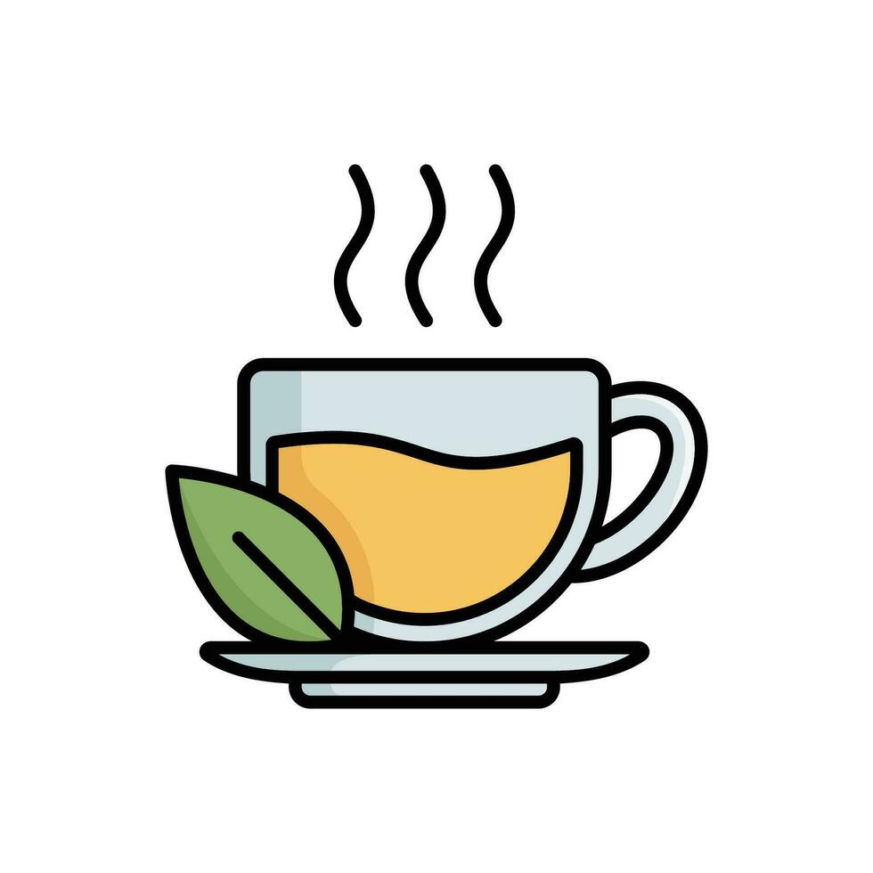 tea icon vector design template simple and clean