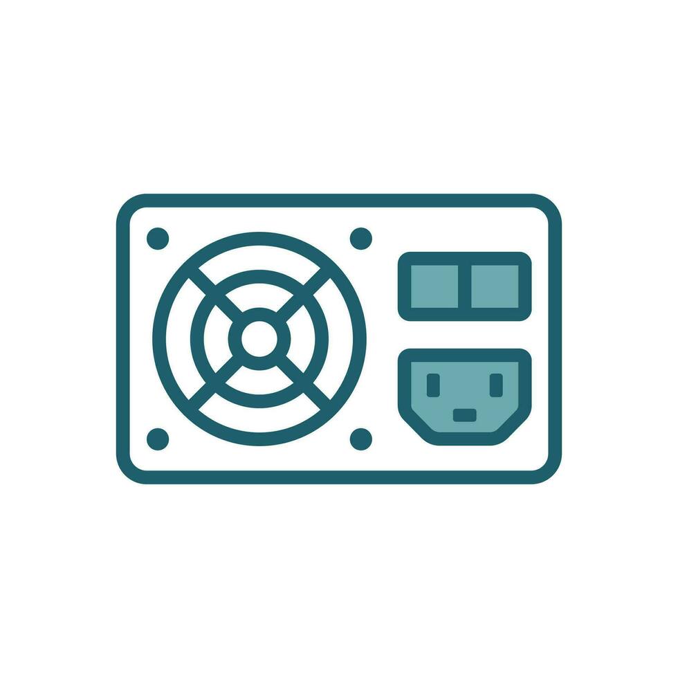 power supply icon vector design template simple and clean