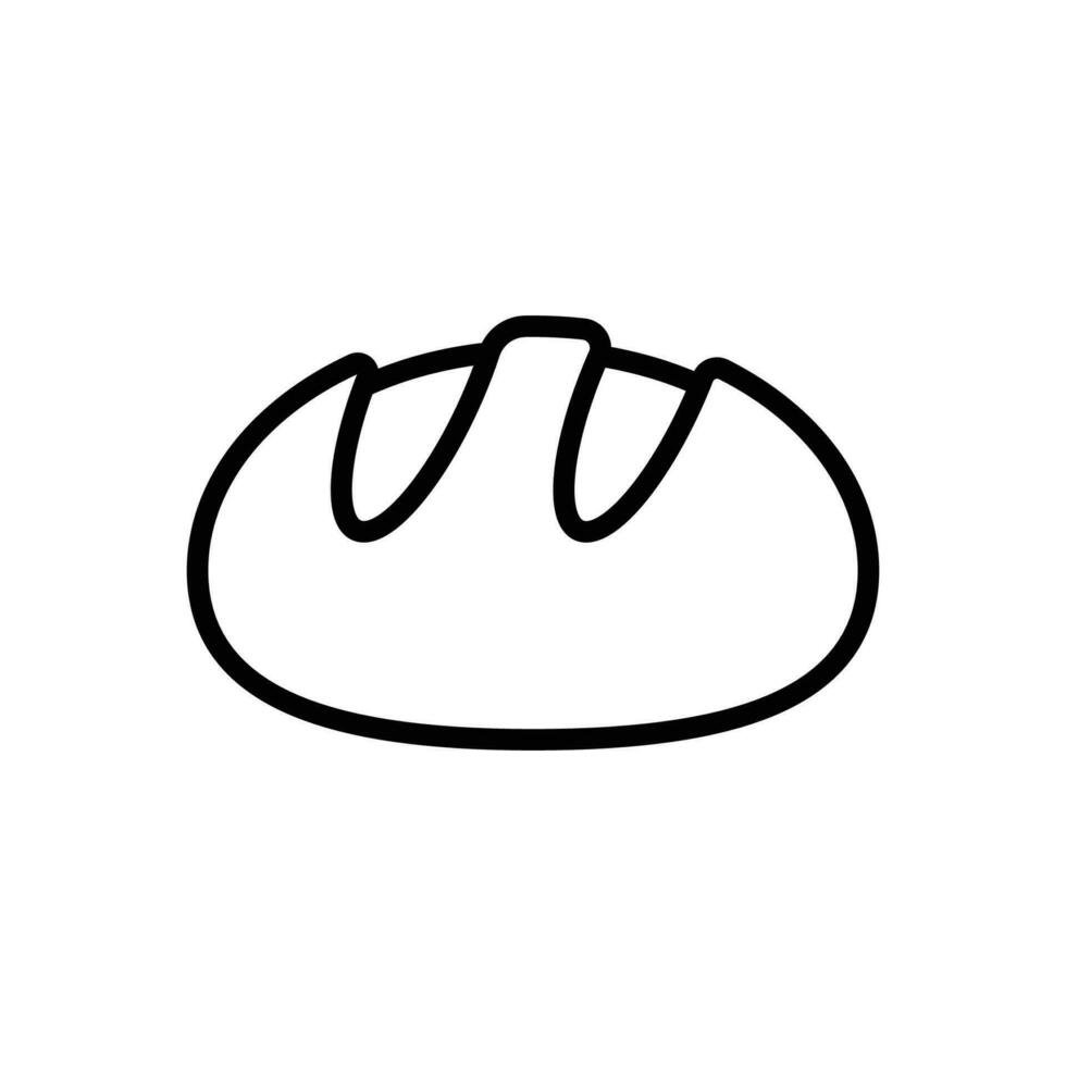 bread icon vector design template simple and clean