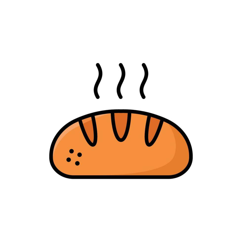 bread icon vector design template simple and clean