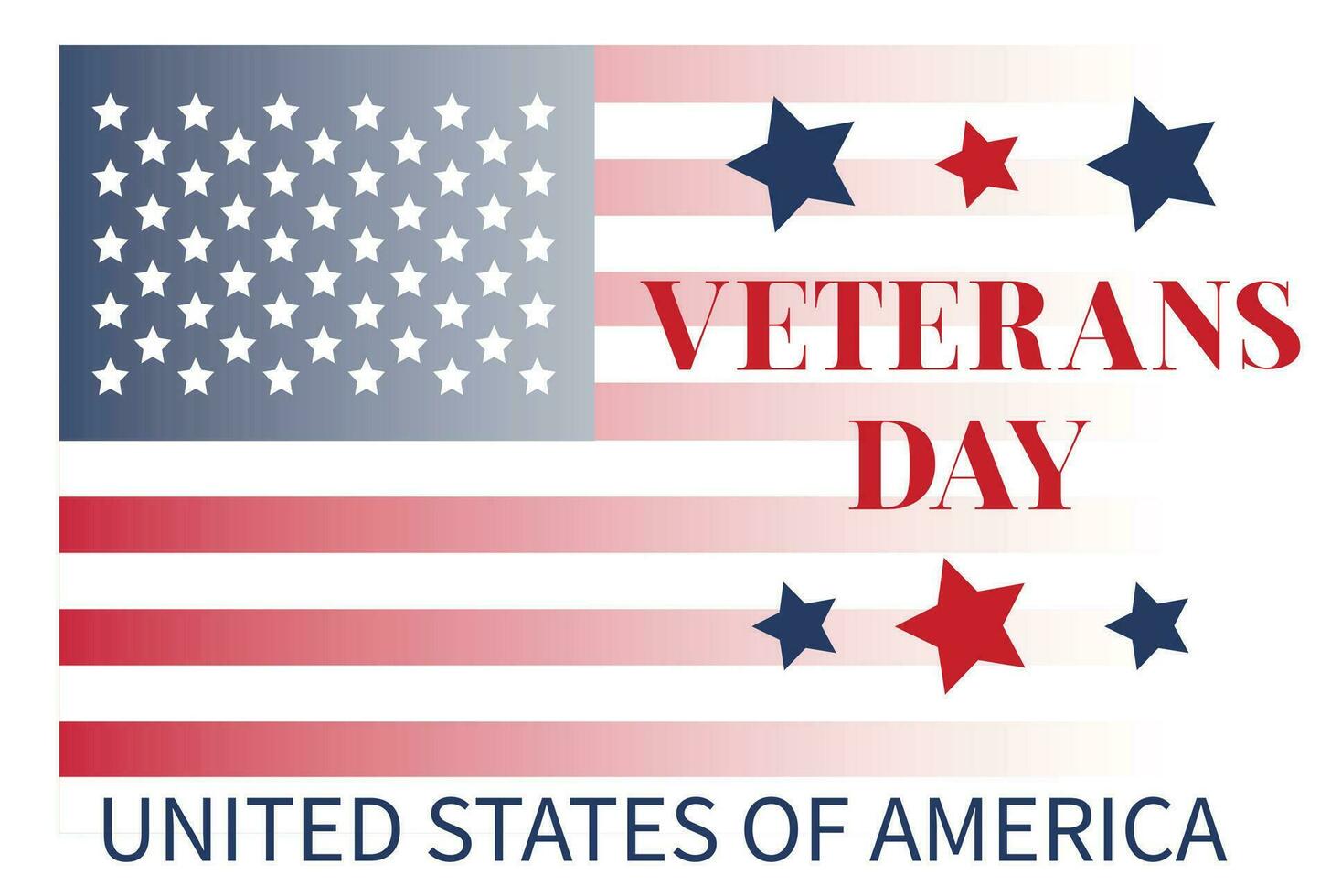 US Veterans Day background. Happy Veterans Day. American flags. US Flag. November 11 Poster, Banner, Greeting Card, Flyer, Template vector