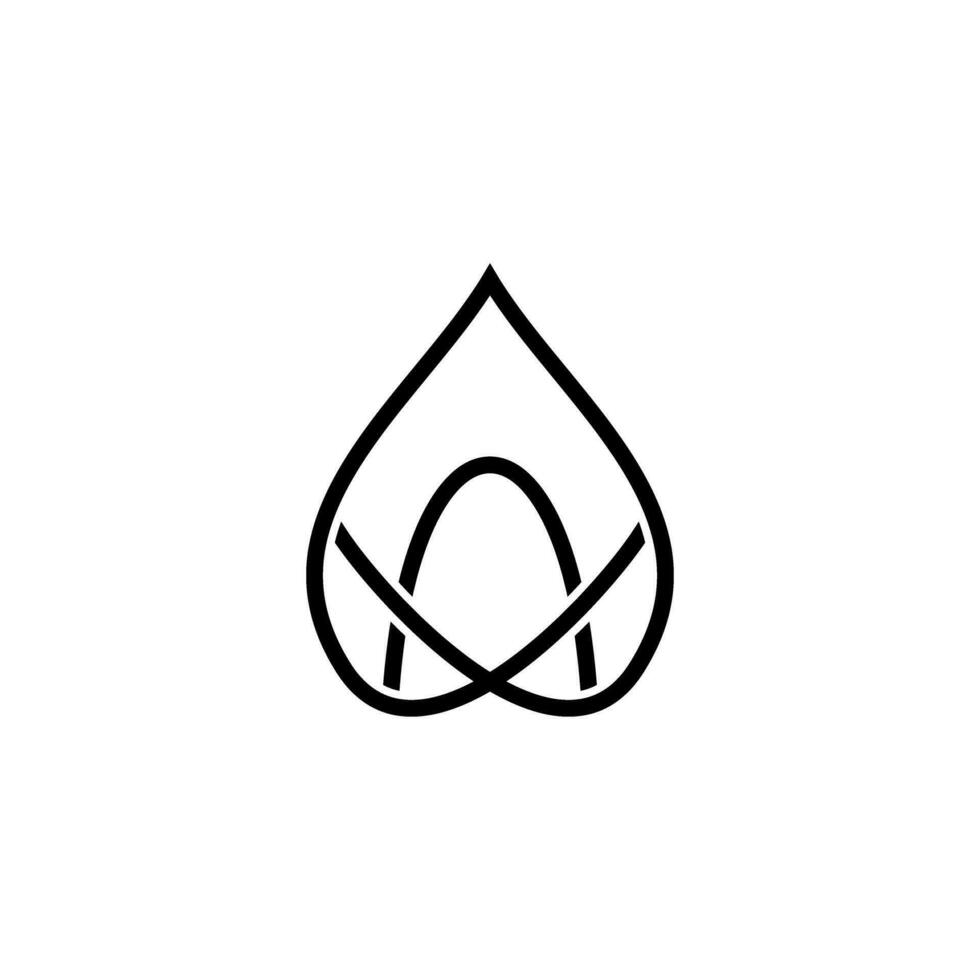 a black and white logo of a feather vector