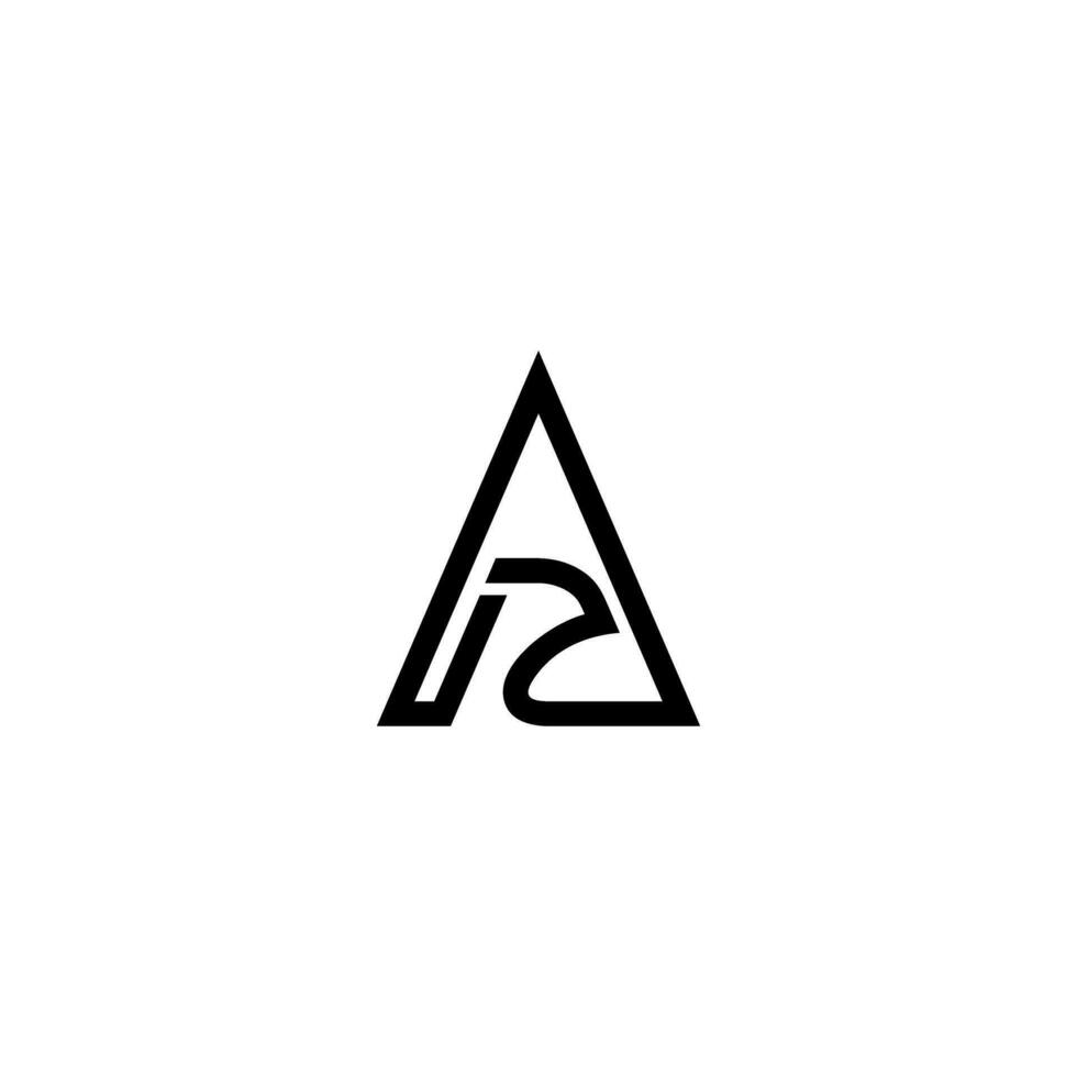 a triangle with the letters s and a black triangle vector