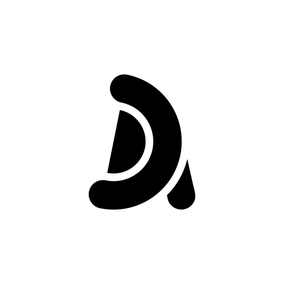 a black and white logo of a feather vector
