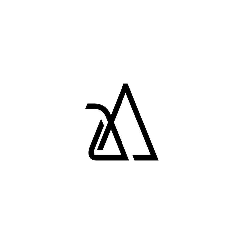 a triangle with the letters s and a black triangle vector