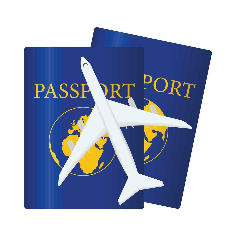 illustration of passport vector