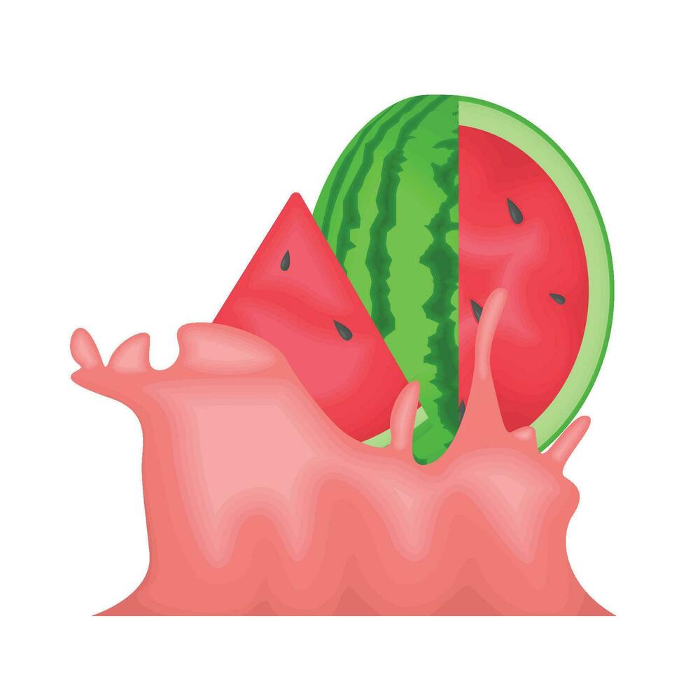 illustration of watermelon vector