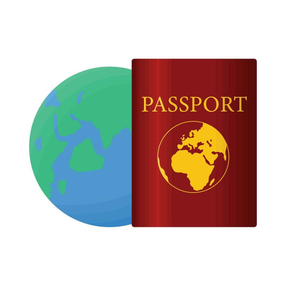 illustration of passport vector