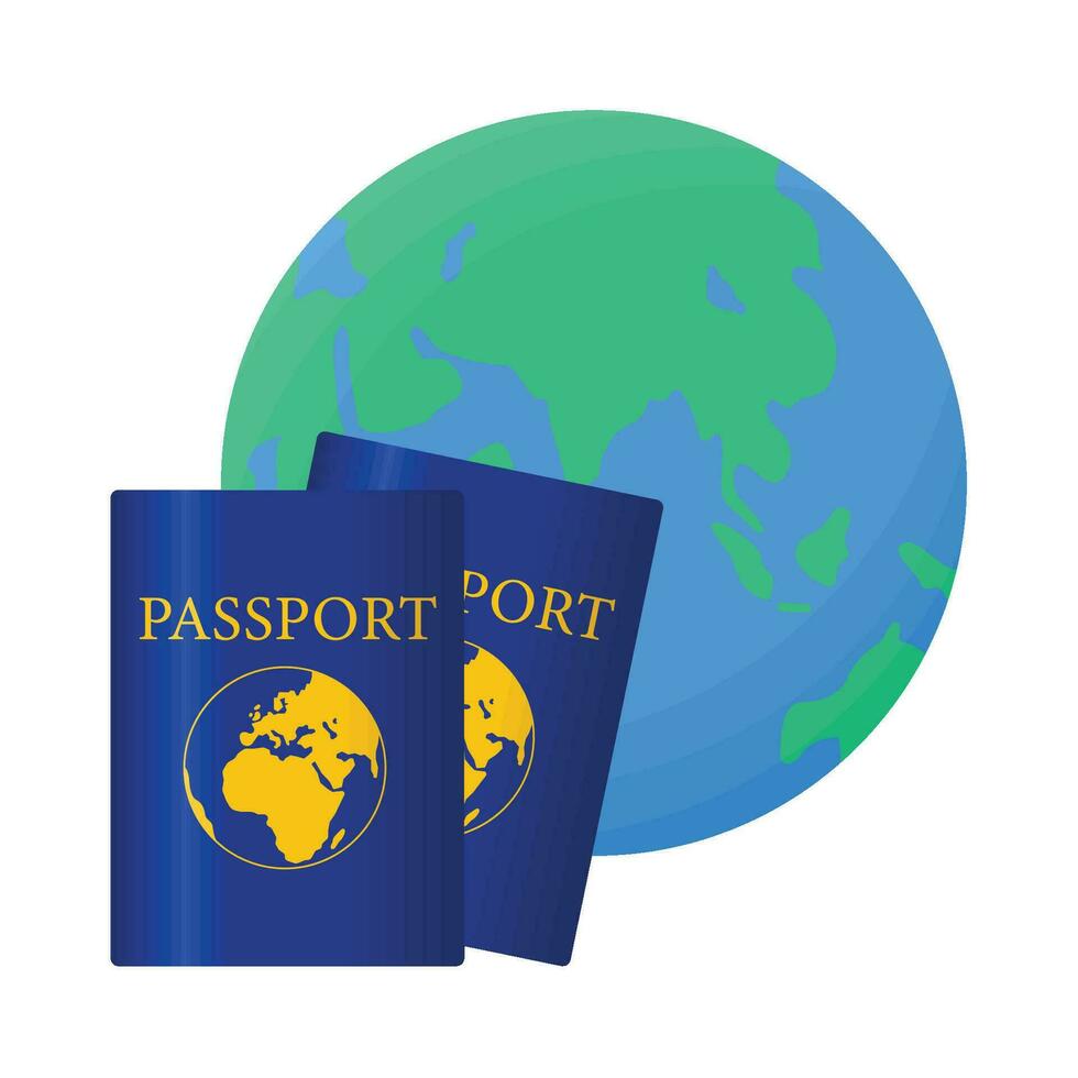 illustration of passport vector