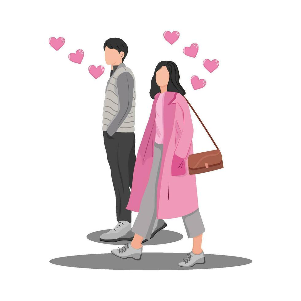 illustration of couple vector