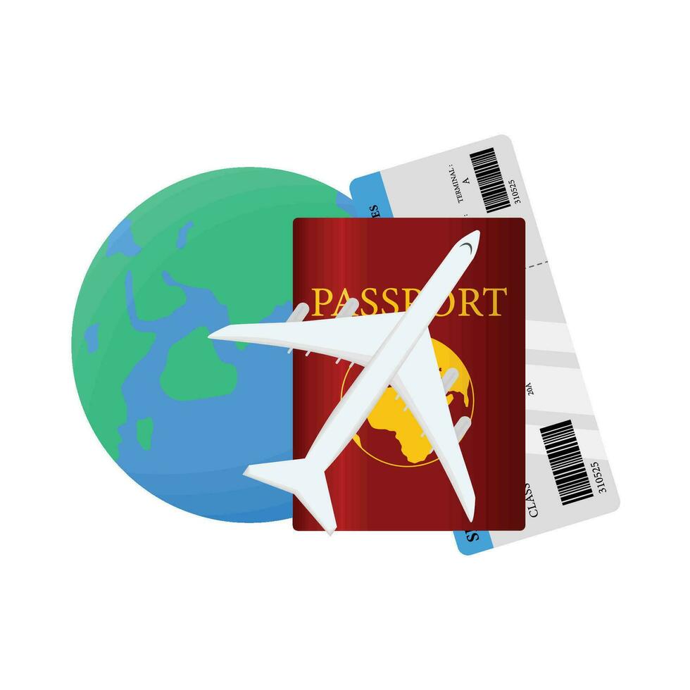 illustration of passport vector