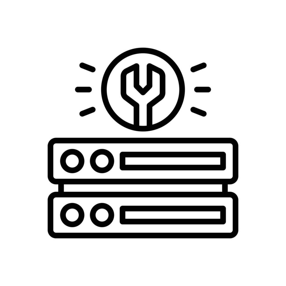 maintenance icon. vector line icon for your website, mobile, presentation, and logo design.