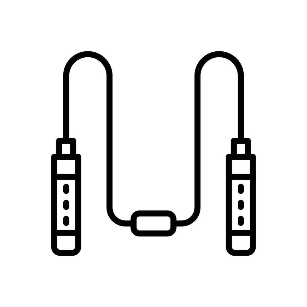 jumping rope icon. vector line icon for your website, mobile, presentation, and logo design.