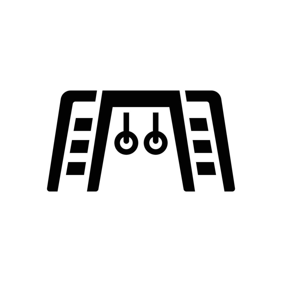 ladder playground icon. vector glyph icon for your website, mobile, presentation, and logo design.