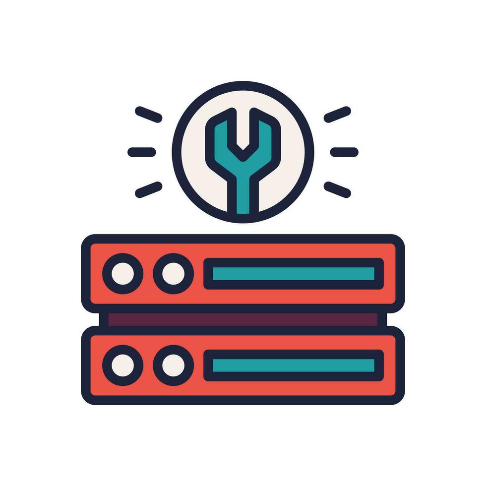 maintenance icon. vector filled color icon for your website, mobile, presentation, and logo design.