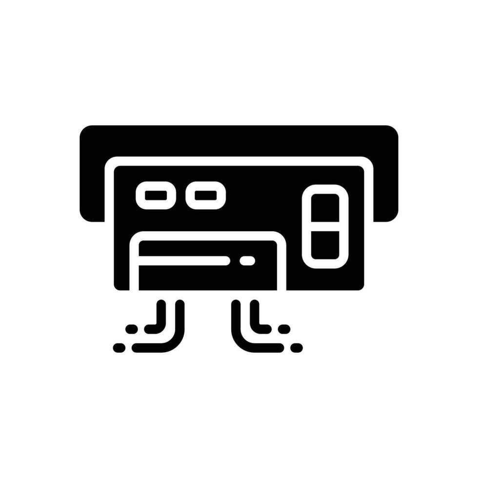 air conditioner icon. vector glyph icon for your website, mobile, presentation, and logo design.