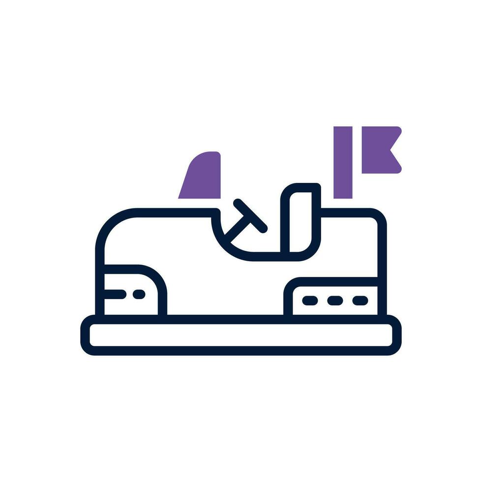 bumper car icon. vector mixed icon for your website, mobile, presentation, and logo design.