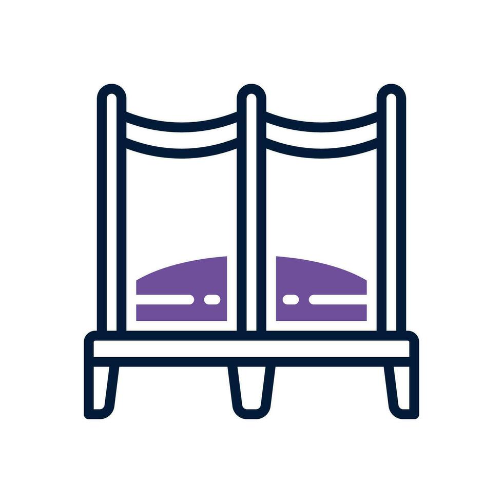 trampoline icon. vector mixed icon for your website, mobile, presentation, and logo design.