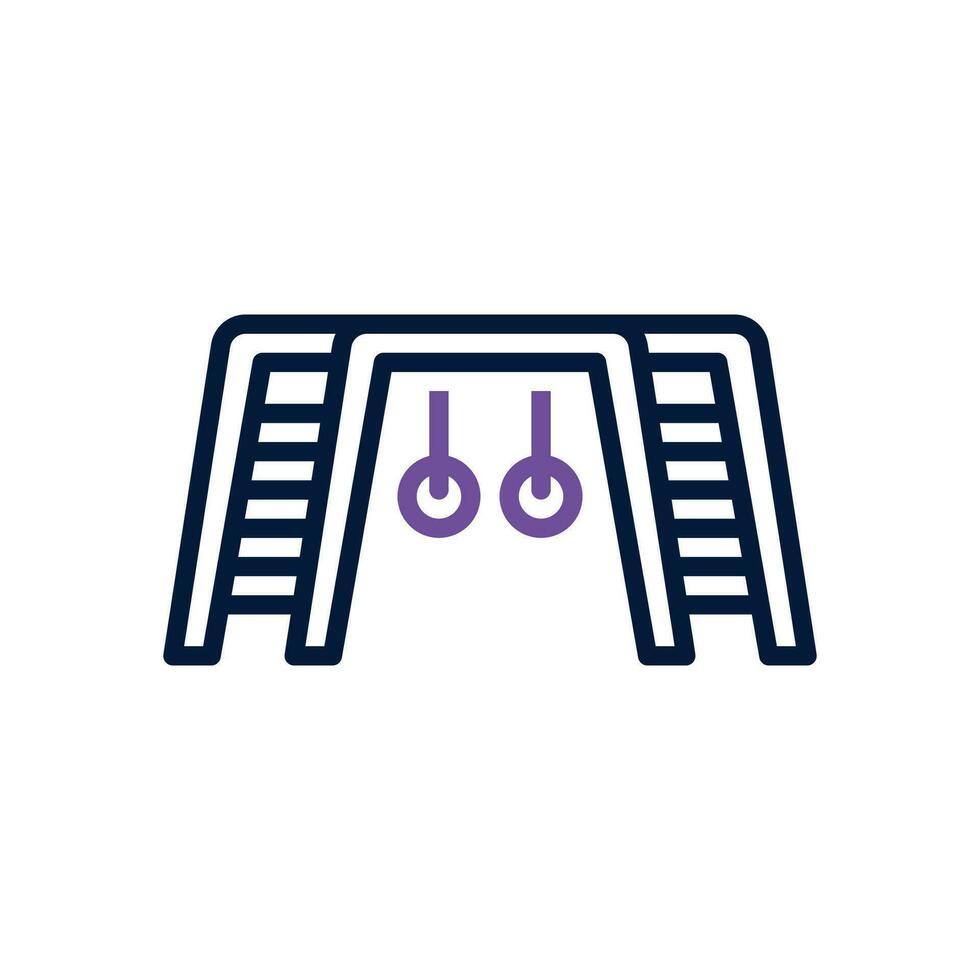 ladder playground icon. vector mixed icon for your website, mobile, presentation, and logo design.