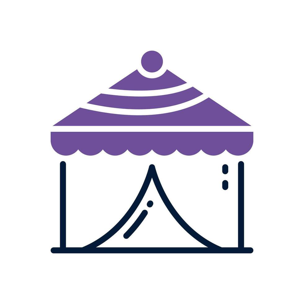 circus tent icon. vector mixed icon for your website, mobile, presentation, and logo design.