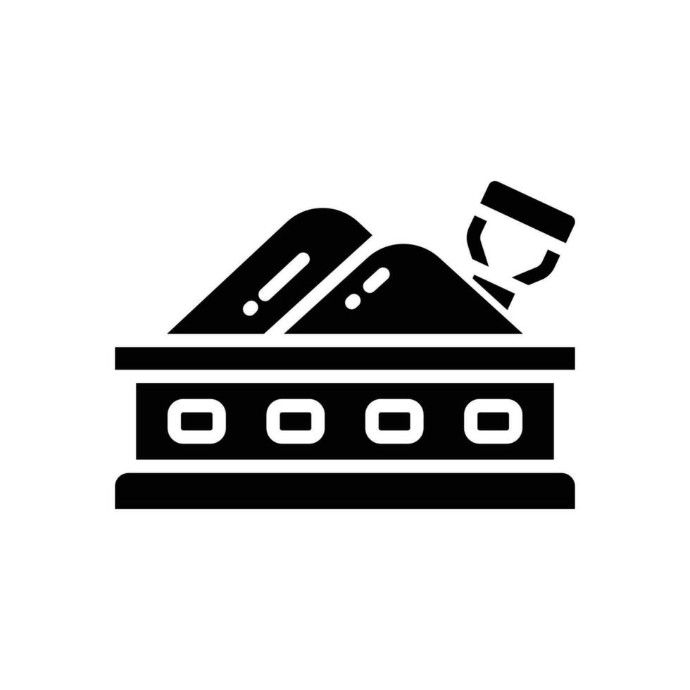 sandbox icon. vector glyph icon for your website, mobile, presentation, and logo design.
