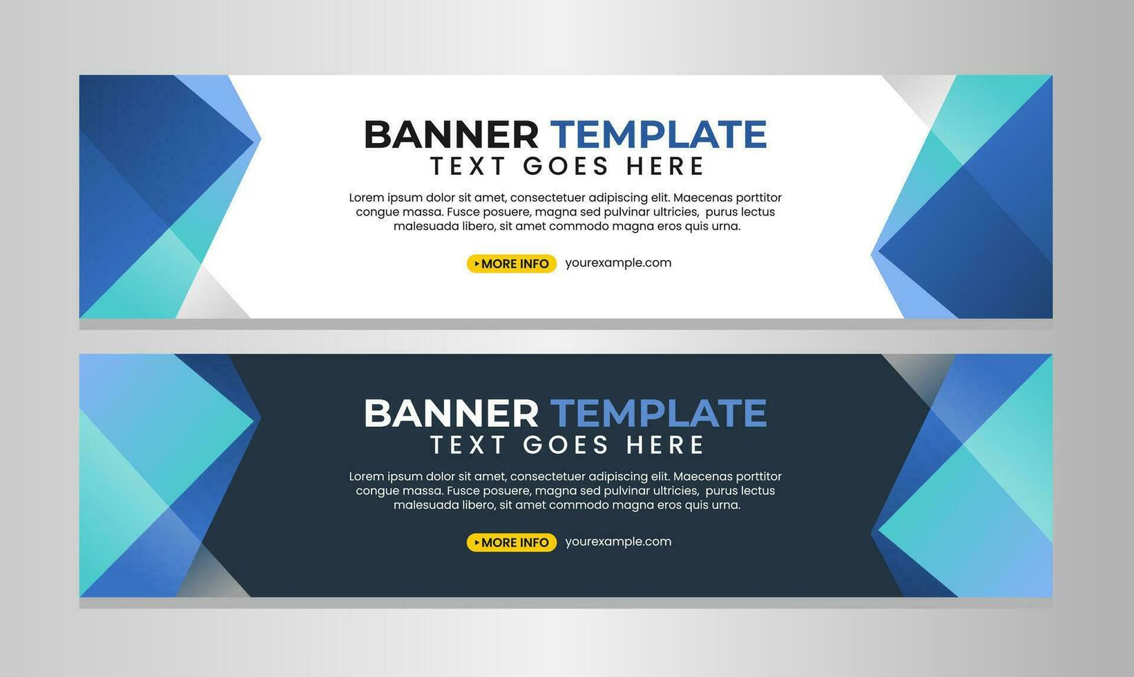 Modern business banner template design vector