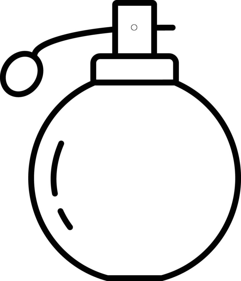 Perfume Outline vector illustration icon