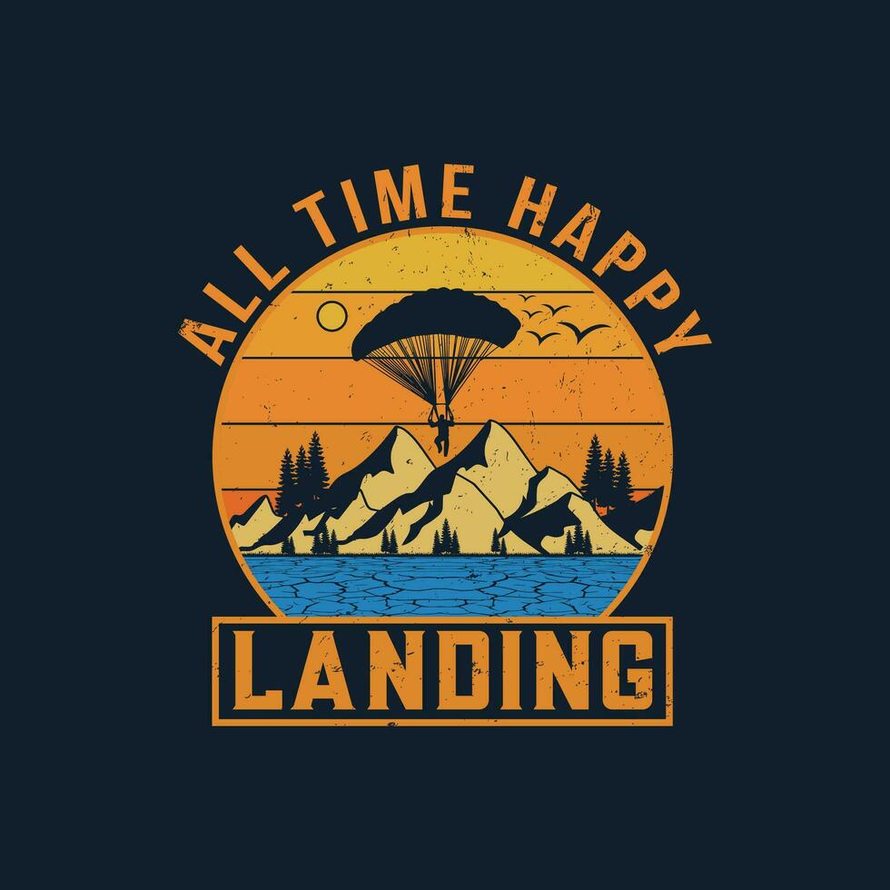 Mountain air, heart's pure inspiration T-shirt Design. vector