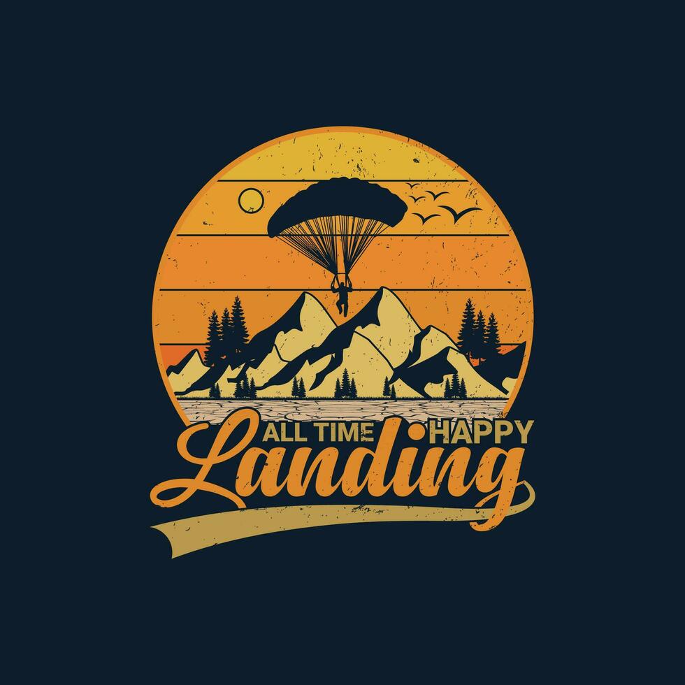 Mountain air, heart's pure inspiration T-shirt Design. vector