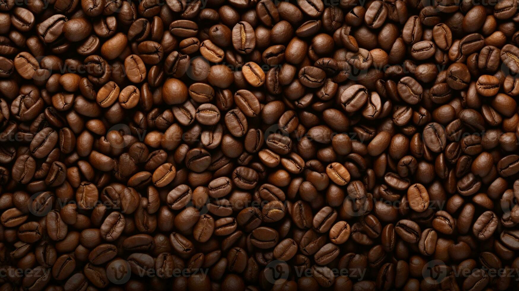 AI generated Coffee Beans Background. Wallpaper, Texture, Cafe photo