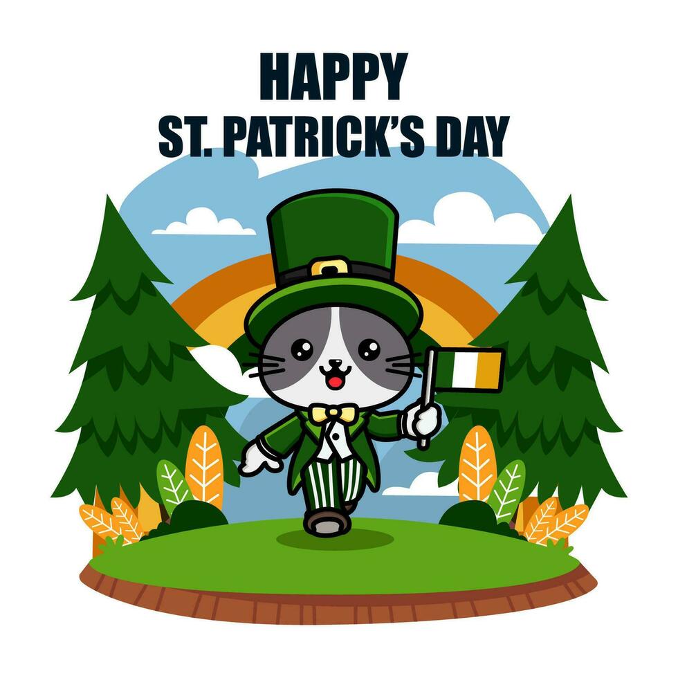 St patrick day illustration vector