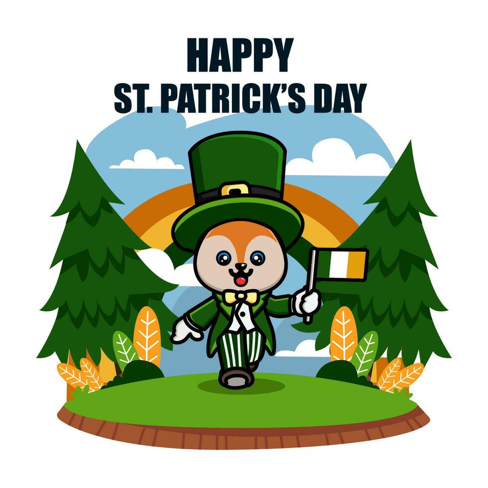 St patrick day illustration vector