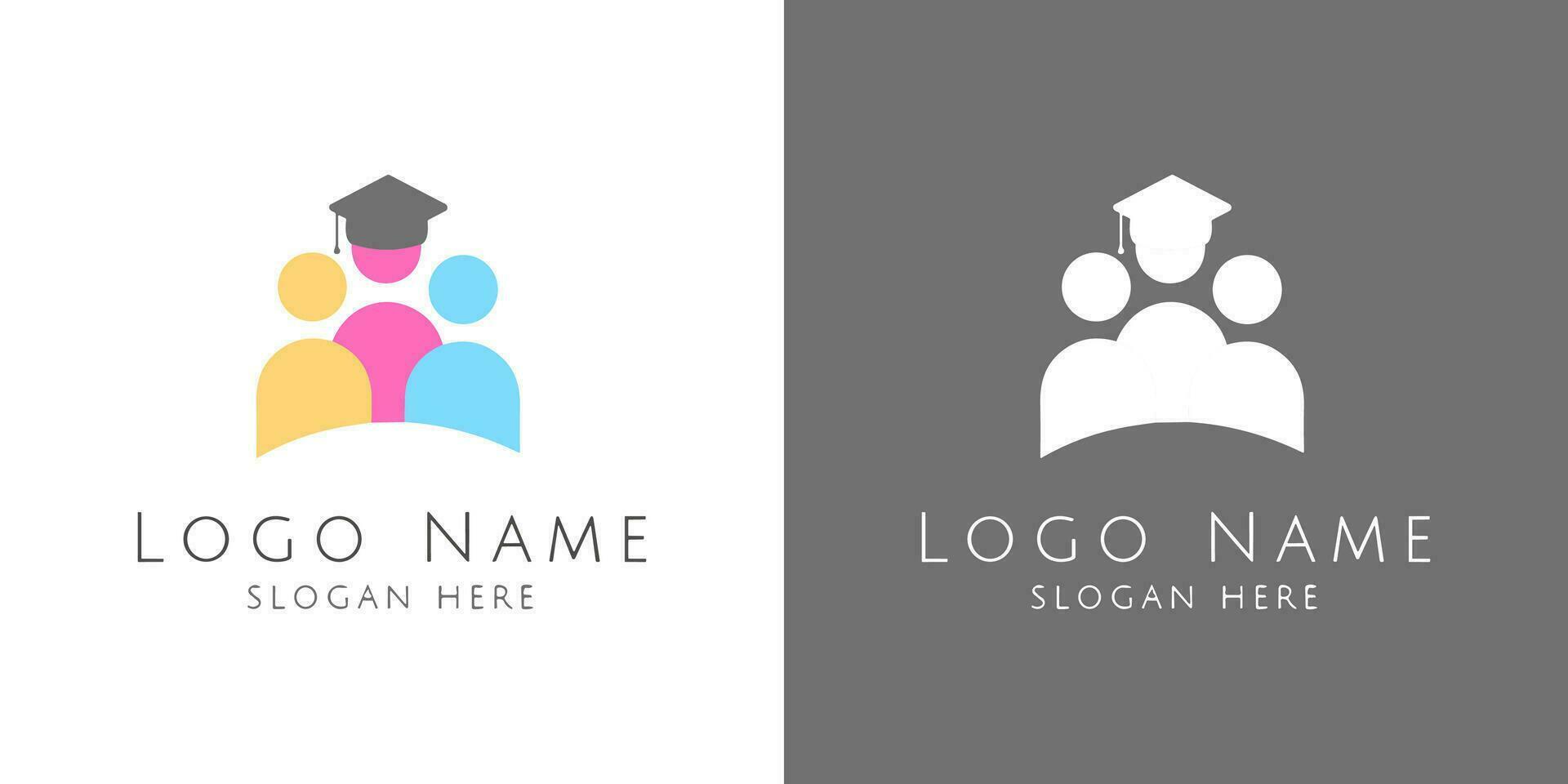 Education Logotype concept. Logo design template. Vector illustration.