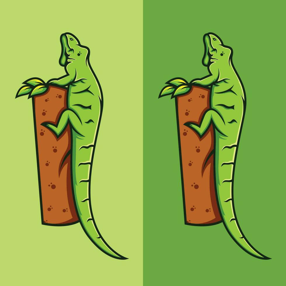 Lizard vector design illustration