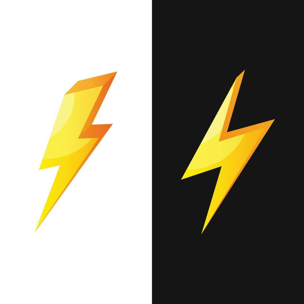 energía logo eléctrico poder vector