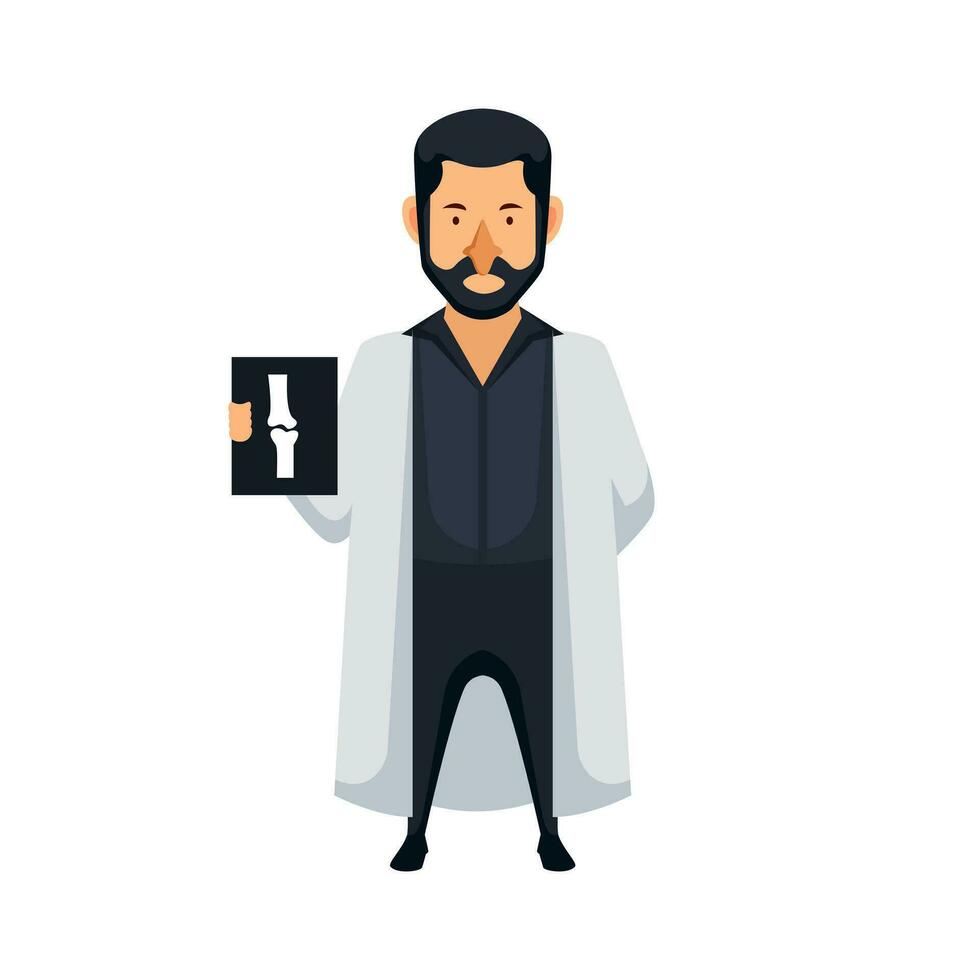 Doctor character design vector