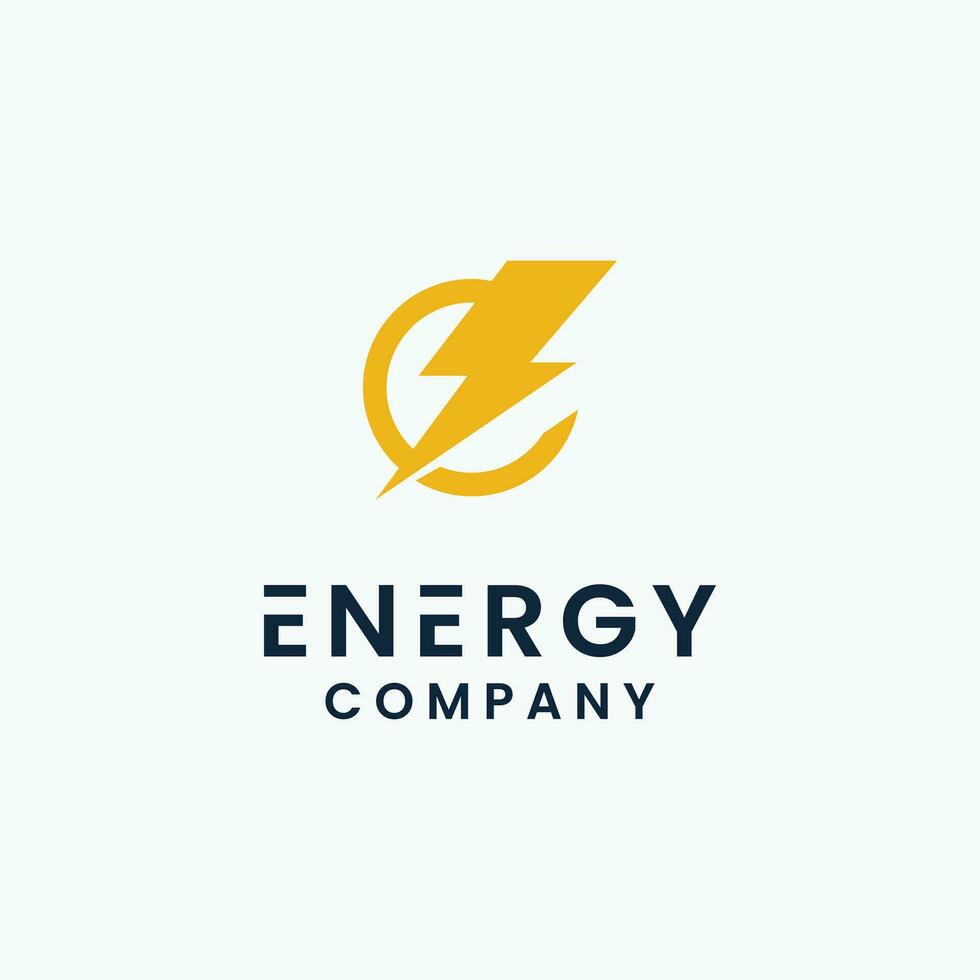 Premium energy logo vector