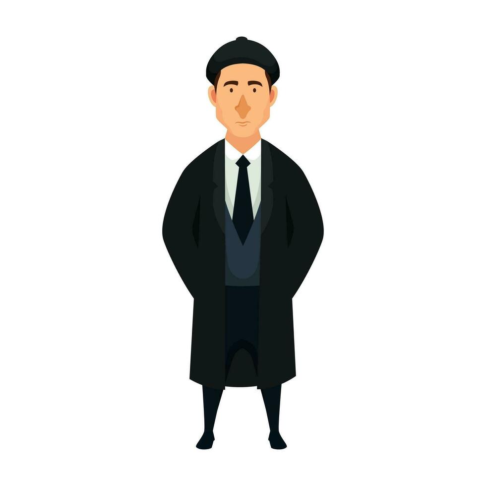 British man character design vector