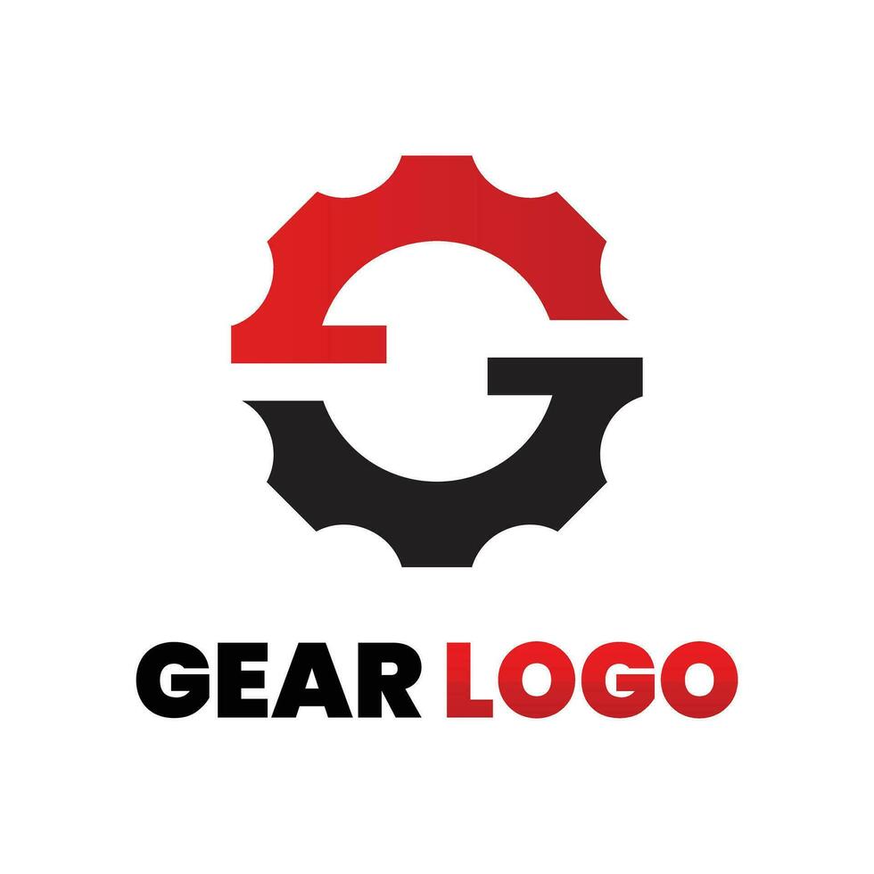 Cogwheel vector logo design