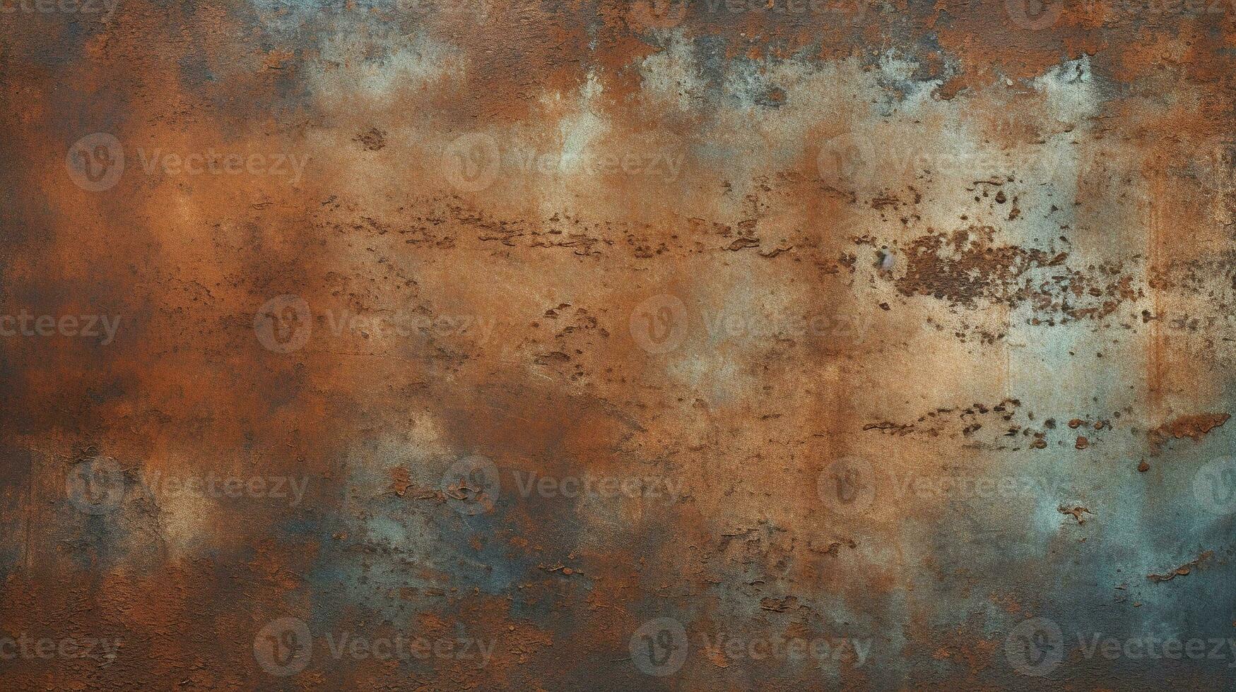 AI generated Grunge Rusted Metal Texture. Rusty, Iron, Wallpaper photo