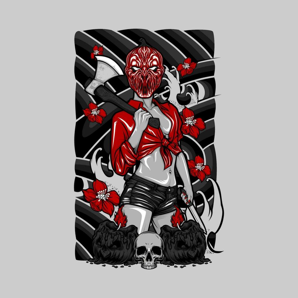 vector illustration for t shirt design