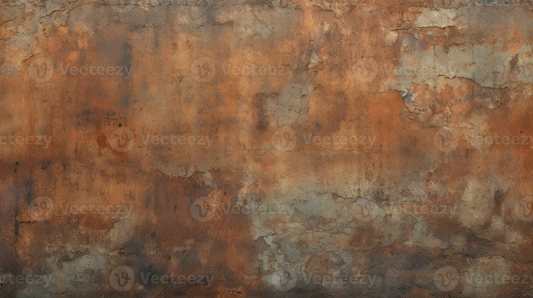 AI generated Grunge Rusted Metal Texture. Rusty, Iron, Wallpaper photo