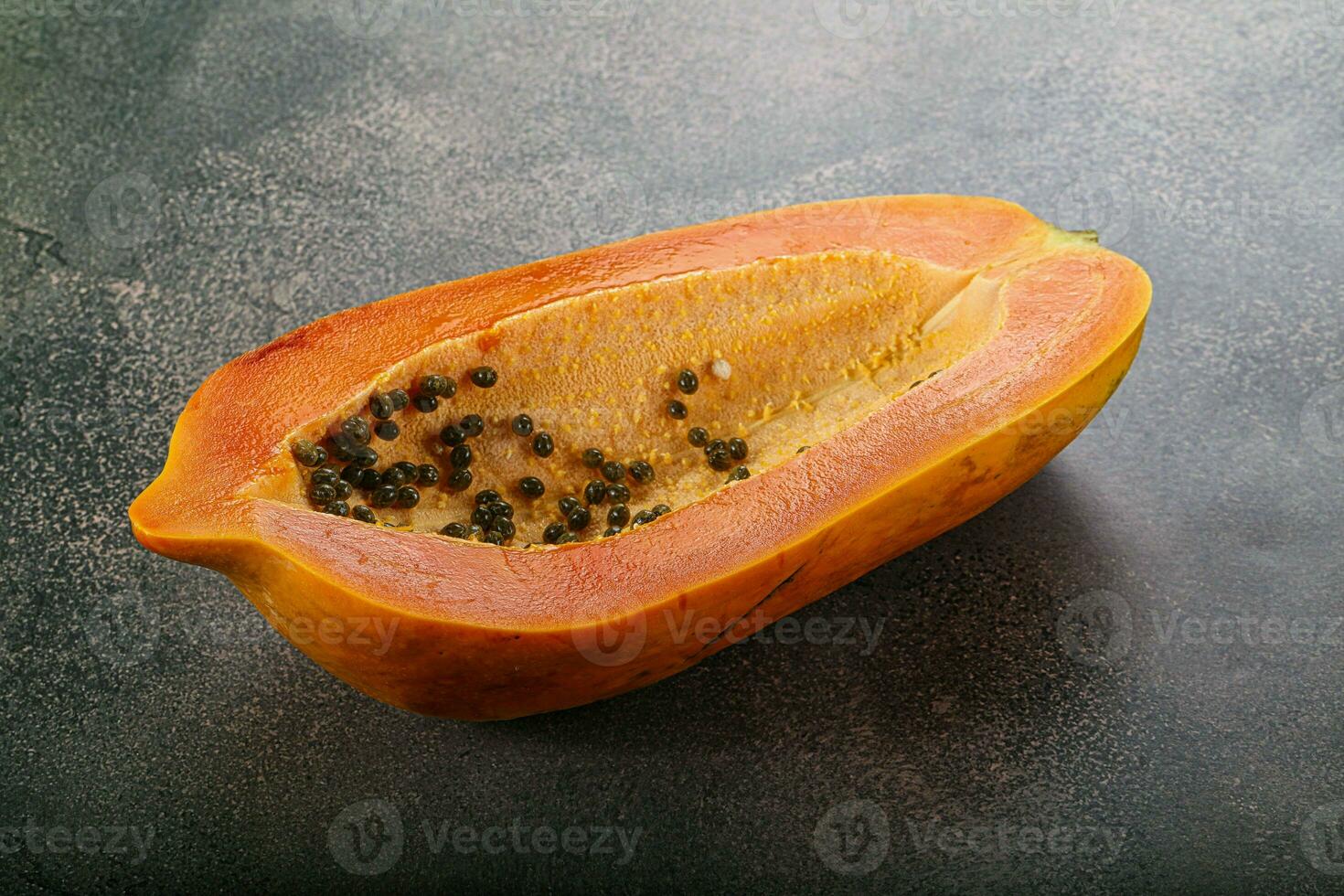 Sweet and juicy tropical papaya photo