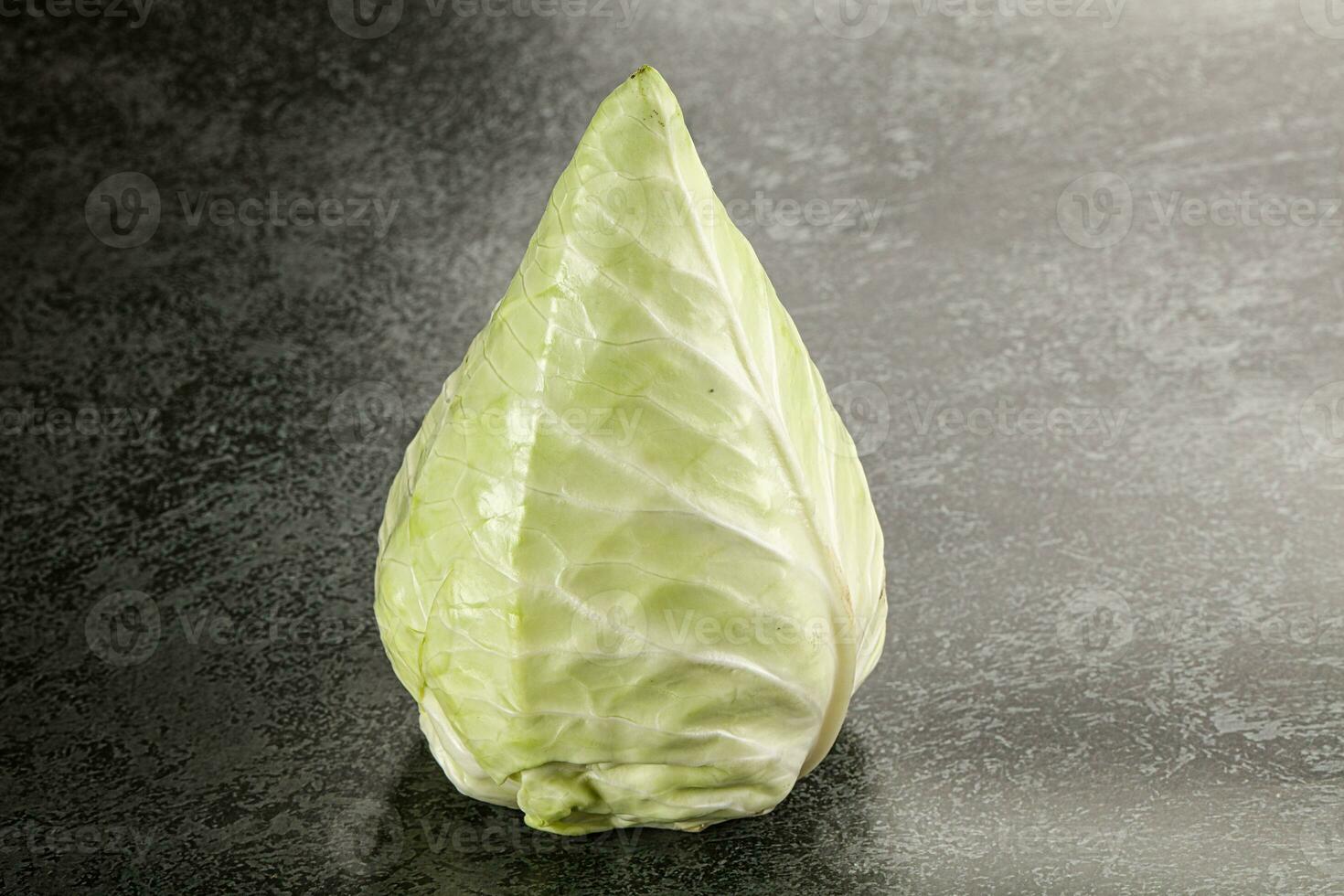 Cone sweetheart ripe green cabbage photo