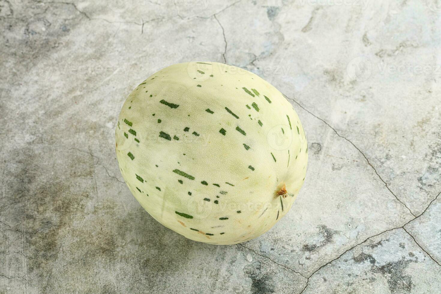 Ripe sweet juicy Dalmatin melon photo