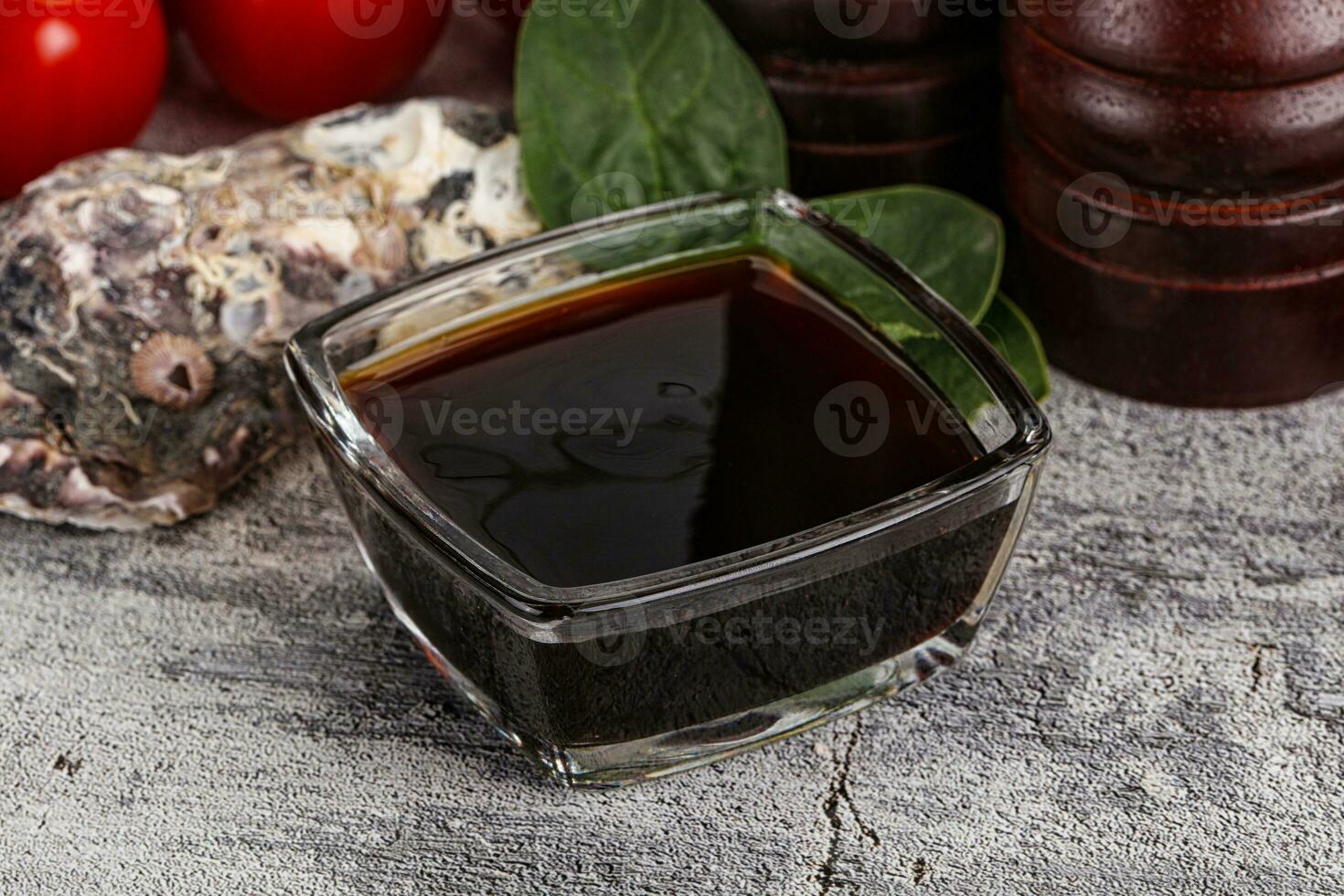 Asian Oyster sauce in the bowl photo
