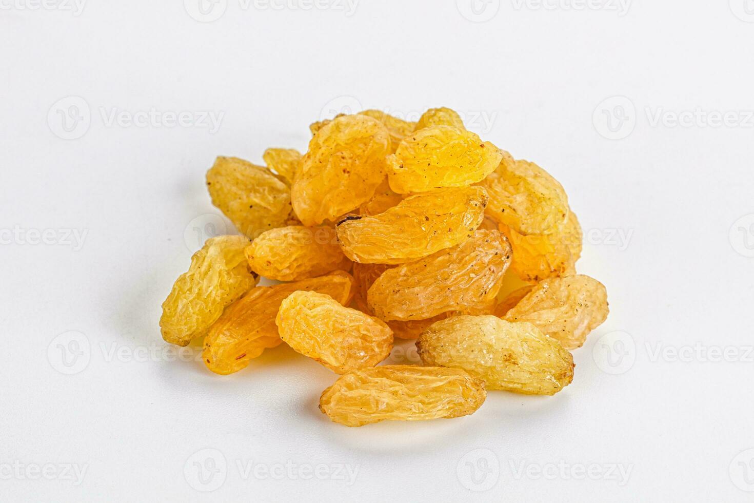 Yellow raisin - dry grape berries photo